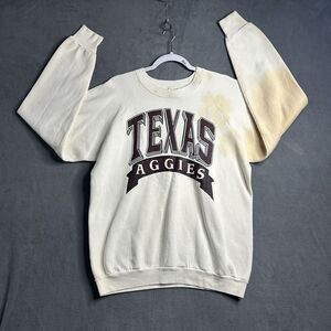 Vintage Texas‎ A&M Aggies Graphic Sweatshirt Men's Large (Actual Size) Flaws